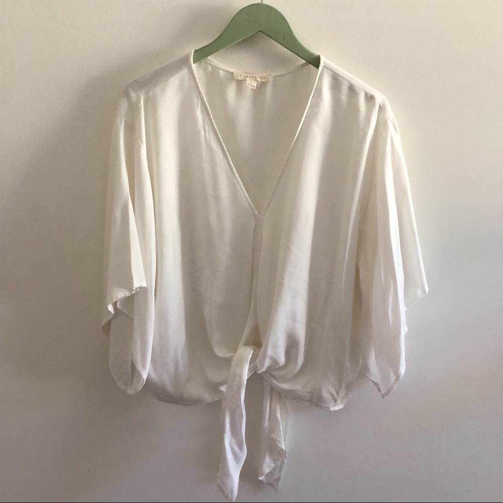 Lovestitch crop tie top